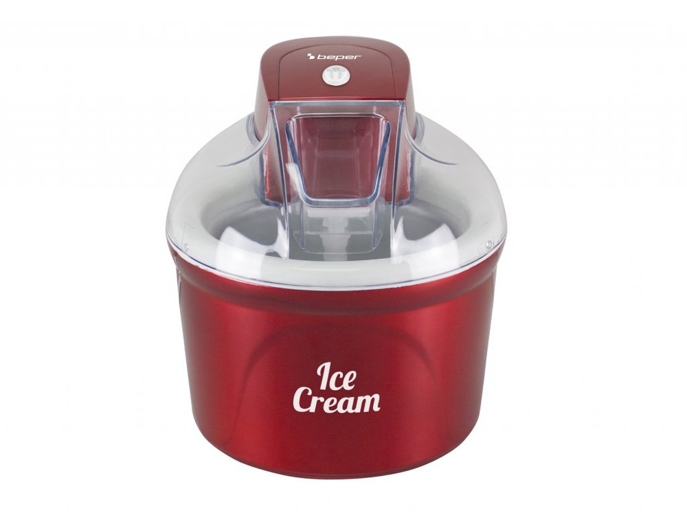 Beper Automatic Ice Cream & Sorbet Maker, Double-Insulated Aluminium Basket | P102GEL002