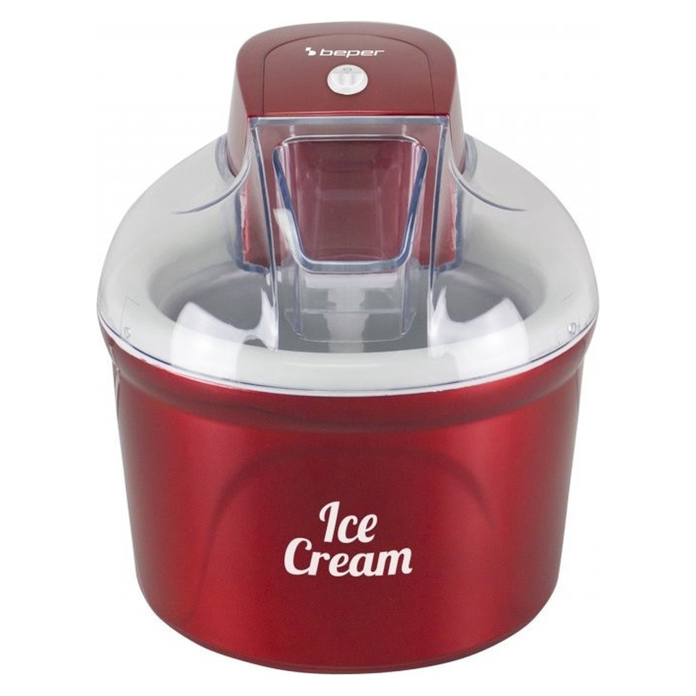 Beper Automatic Ice Cream & Sorbet Maker, Double-Insulated Aluminium Basket | P102GEL002