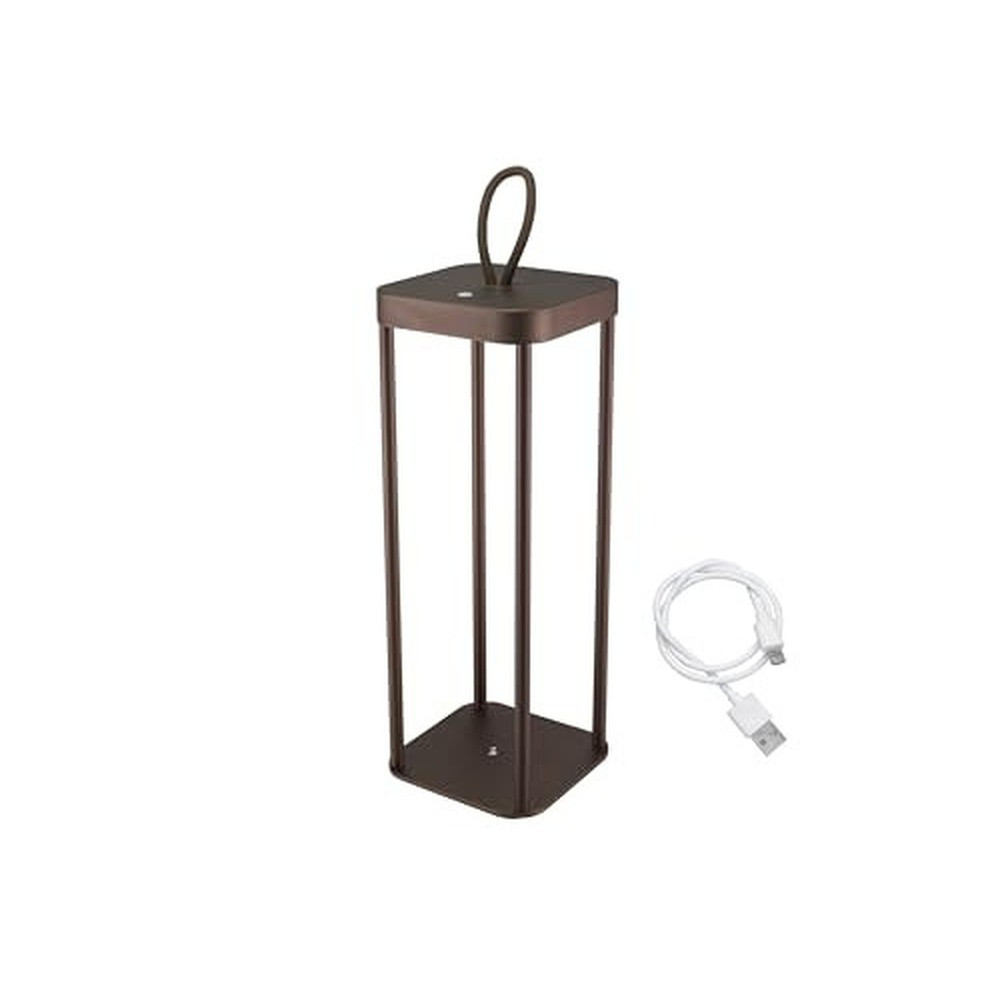 Beper Beper Rechargeable LED Lantern, 25 Warm Light LEDs, Battery Life Up to 12 Hours, Bronze | P207ILI102 - Home & Kitchen - Lebanon