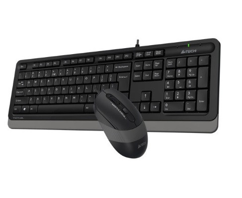 A4Tech A4tech Fstyler Wired Combo Set ( FM10+FK10) USB Grey, US+Arabic Layout - Computers & Tech - Lebanon