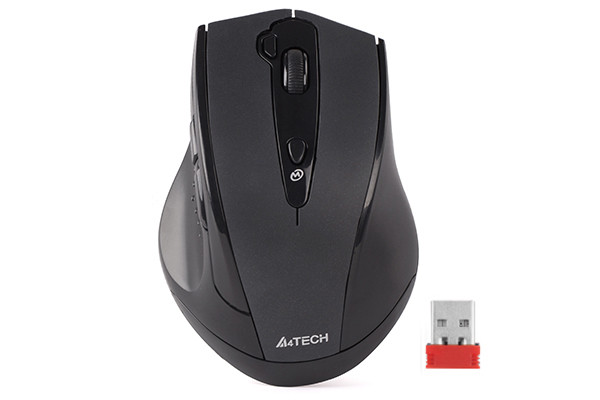 A4Tech A4tech V-Track Silent Click Wireless Mouse USB Black | G10810FS - Computers & Tech - Lebanon