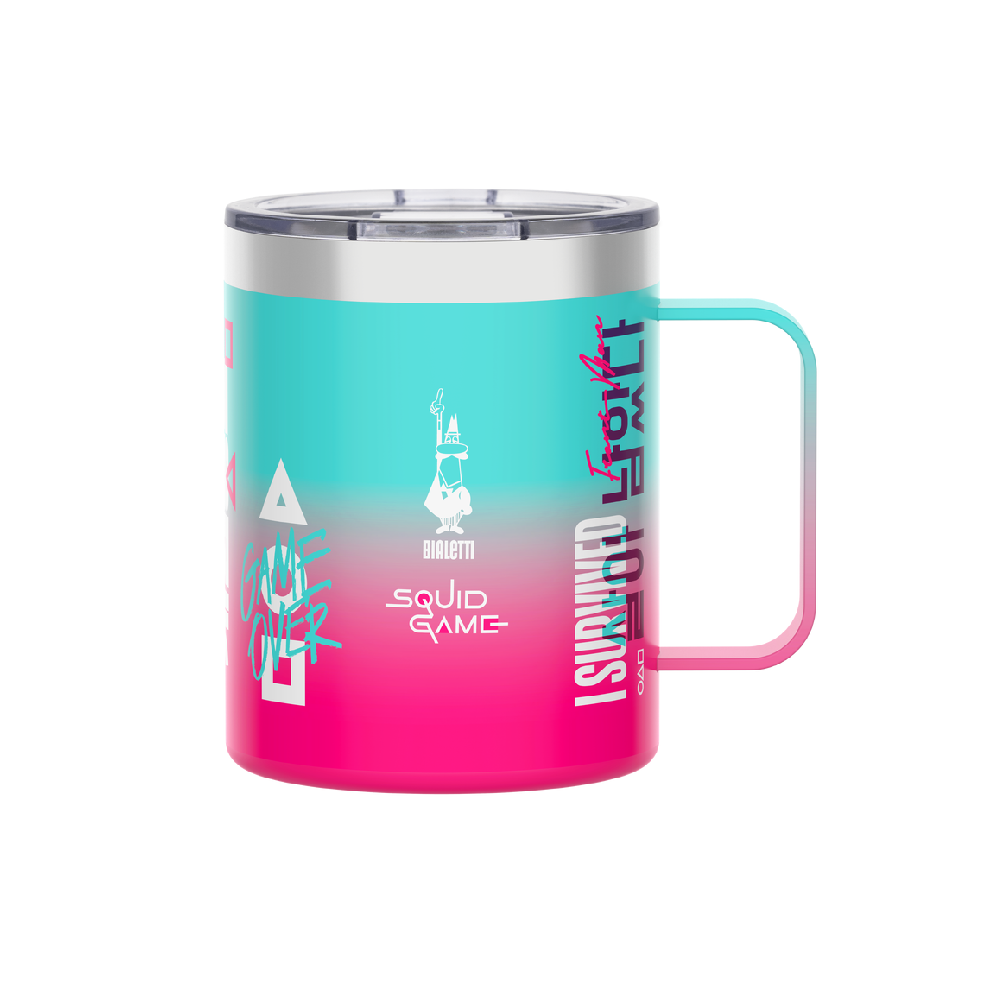 Bialetti Bialetti Squid Game Travel Mug with Handle - 360ml | SQUID003 - Home & Kitchen - Lebanon