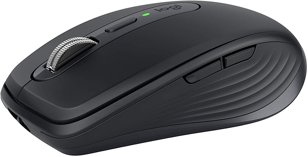 Logitech Logitech MX Anywhere 3 Compact Performance Mouse, Wireless, Comfort, Fast Scrolling, Any Surface, Portable, 4000DPI, Customizable Buttons, USB-C, Bluetooth - Graphite - Computers & Tech - Lebanon