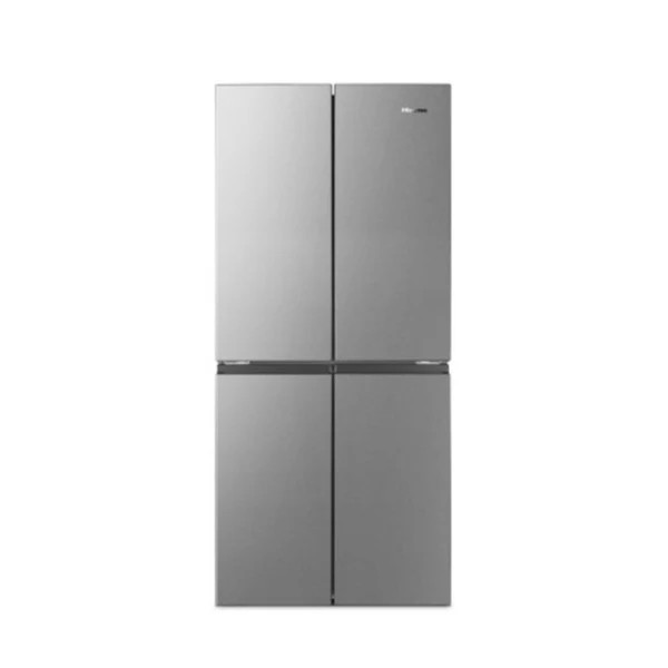 Hisense Hisense Refrigerator 4 Doors 22CF 475L Inverter Silver | RQ5G470SBS3 - Home & Kitchen - Lebanon