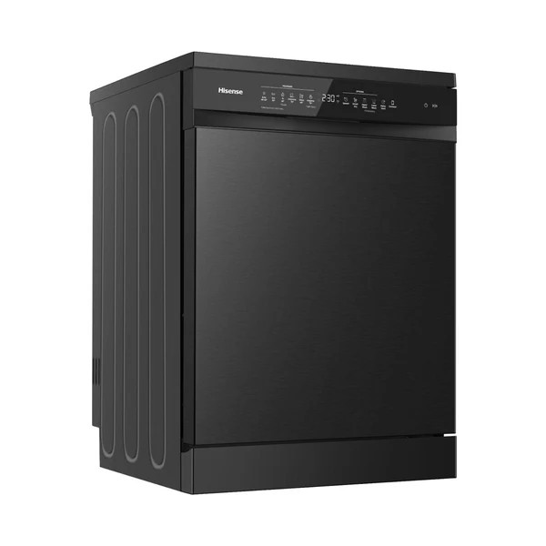 Hisense Hisense Dishwasher 16 Place Settings 8 Programs Wi-Fi Black | HS673C90BME - Home & Kitchen - Lebanon