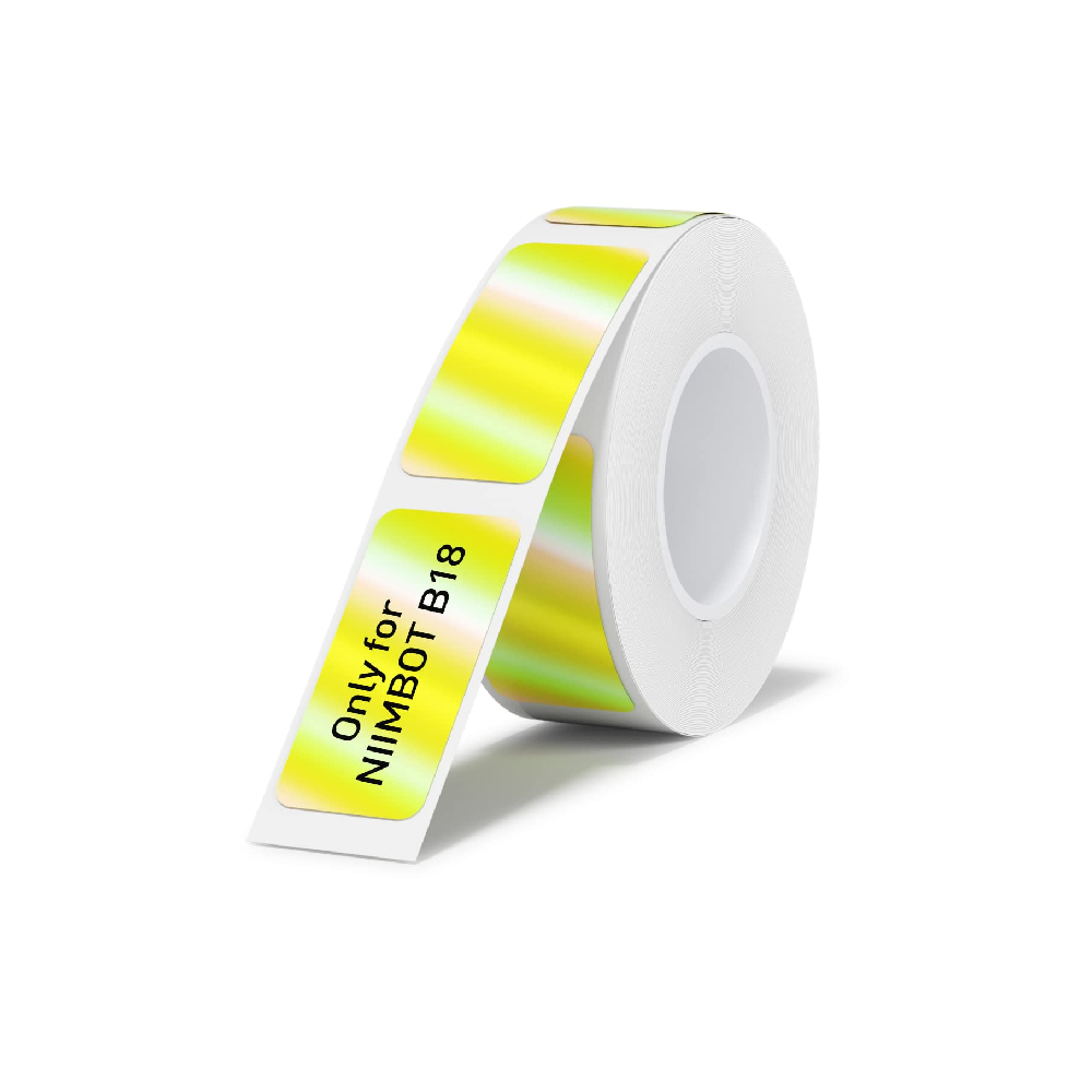 NiiMbot NIIMBOT B18 Golden Thermal Label - 190 Label/Roll - 14x30mm - Computers & Tech - Lebanon