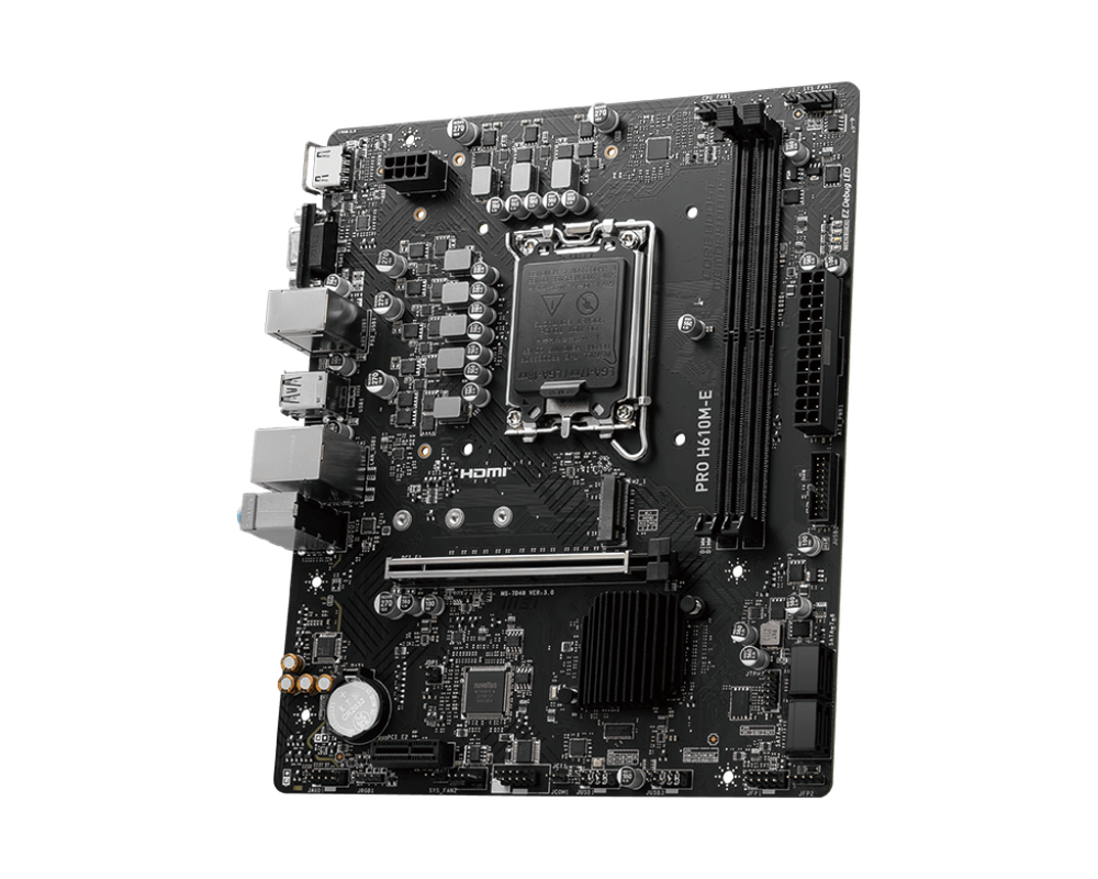 MSI MSI PRO H610M-E Micro-ATX DDR5 Motherboard With Intel LGA 1700 - Computers & Tech - Lebanon