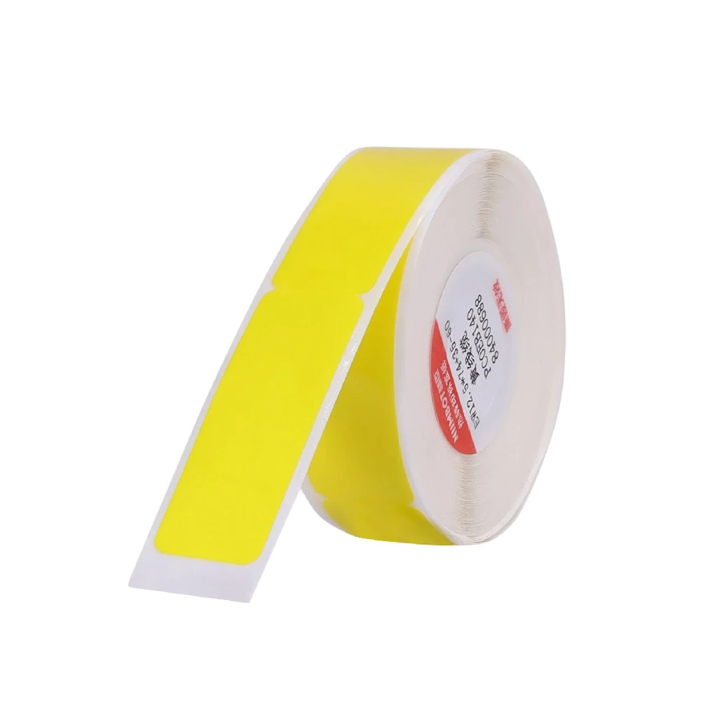 NiiMbot NIIMBOT B18 Yellow Thermal Label - 60 Label/Roll - EW12.5*74+35-60 - Computers & Tech - Lebanon
