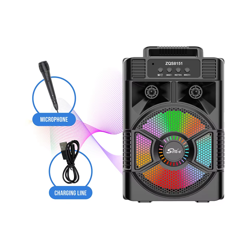  8-inch Party Outdoor Portable Wireless bluetooth Speaker Portable Audio Player | ZQS8151 - Computers & Tech - Lebanon