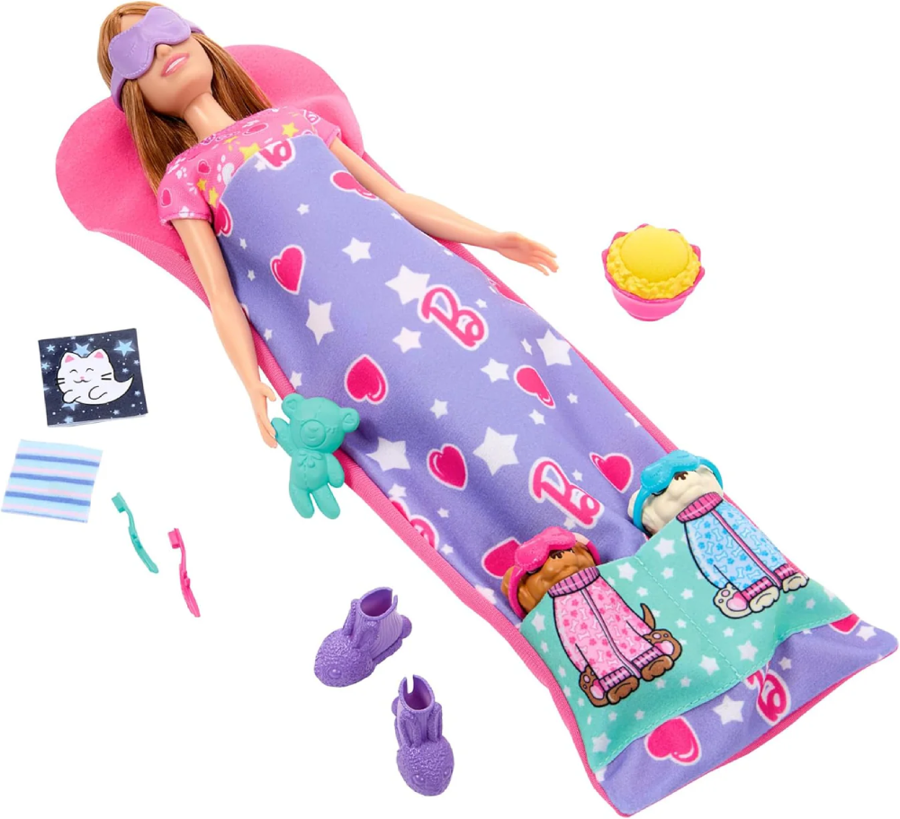 Barbie Barbie Doll and Play Set with 2 Toy Dogs | TE50622 - Toys & Games - Lebanon