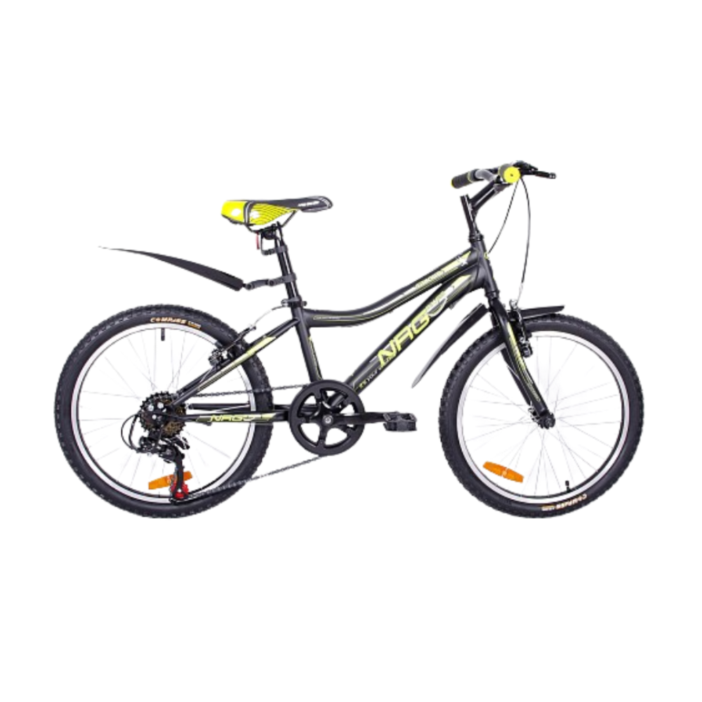 Falcon 20" Wheel Bicycle - Black-Lemon | Falcon-20 - Sports & Outdoors - Lebanon