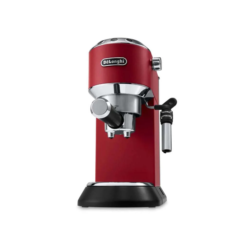 Delonghi De’Longhi Dedica Pump Espresso Manual Coffee Machine – Red | EC685 - Home & Kitchen - Lebanon