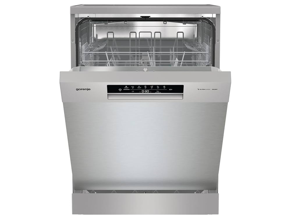 Gorenje Gorenje Dishwasher 6 Programs 14 Place Settings Inox | GS642D90X - Home & Kitchen - Lebanon