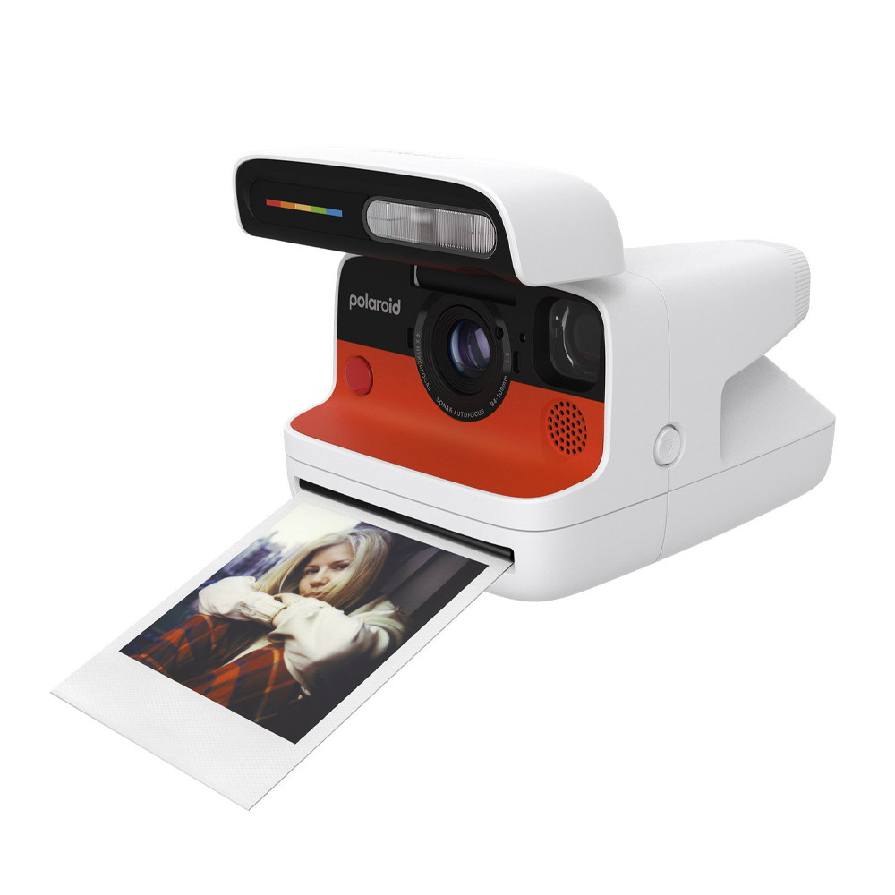 Polaroid Polaroid FLIP Instant Camera White + Color Film Bundle (8 Photos) | POLLSFLIPWHITEBUNDLE - TV, Cameras & Photography - Lebanon