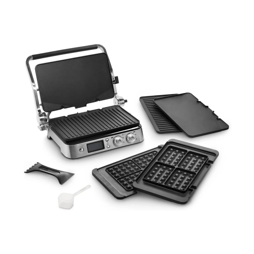 Delonghi DELONGI CONTACT GRILL 2000 W 7 FUNCTIONS 3 PLATES | DK-CGH1030 - Home & Kitchen - Lebanon