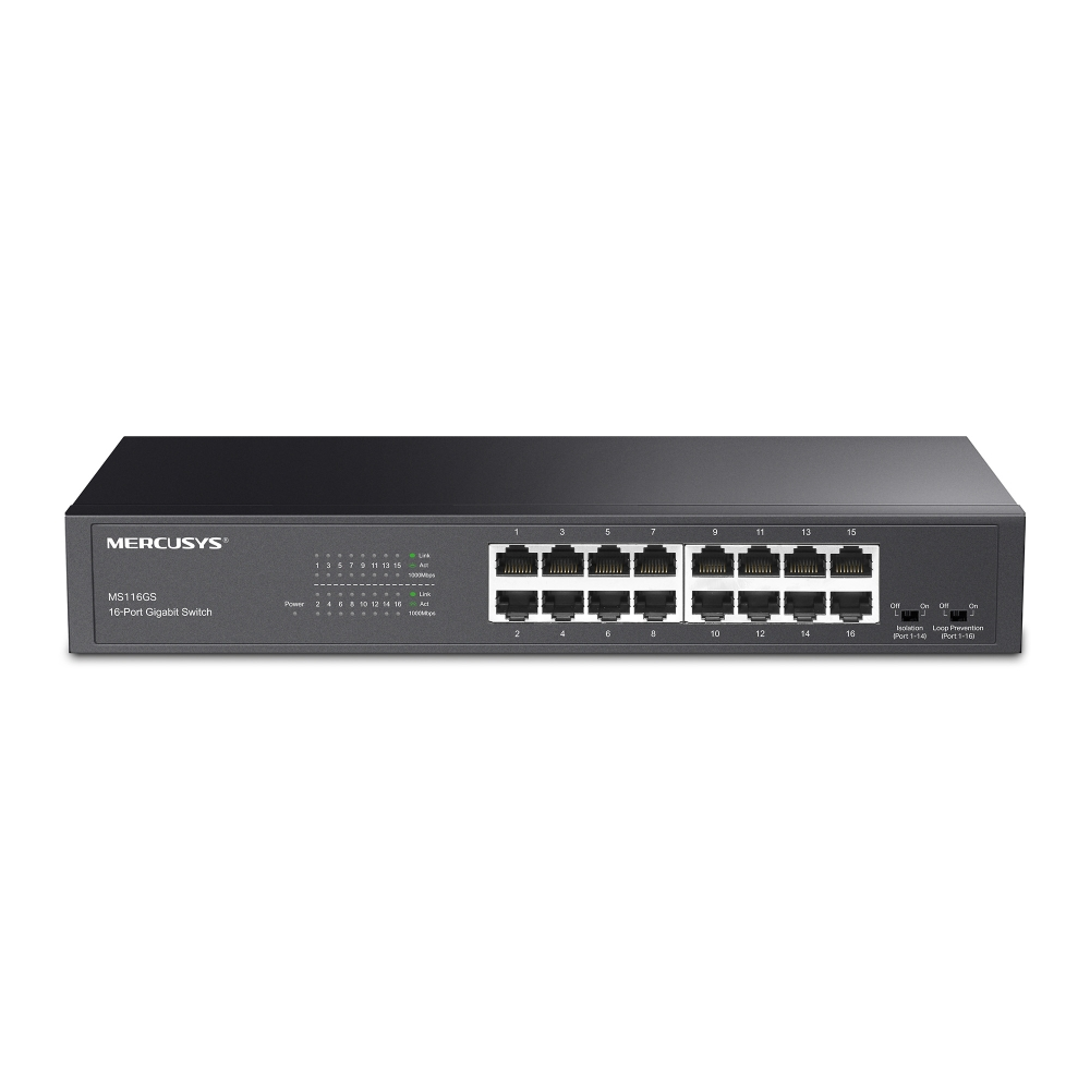 Mercusys Mercusys 10-Port 10/100Mbps Desktop Switch with 8-Port PoE+ | MS110P - Networking - Lebanon