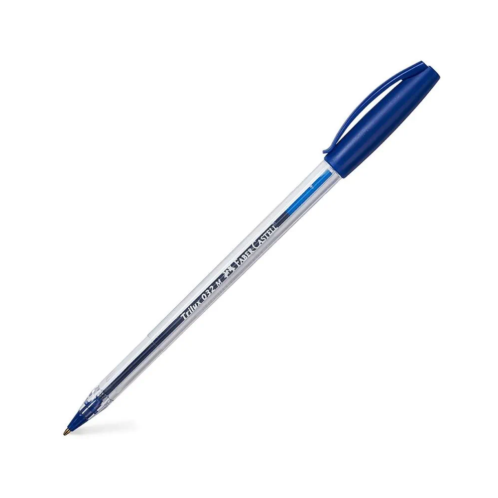FABER-CASTELL Faber Castell Trilux Ballpoint Pen - Blue - Home & Kitchen - Lebanon