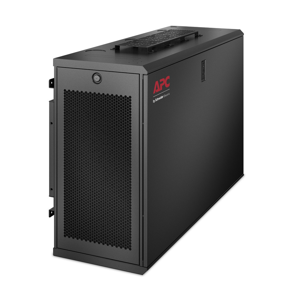APC BY SCHNEIDER APC NetShelter 6U Low-Profile Wallmount Rack Enclosure Cabinet 230V Server Depth - Networking - Lebanon
