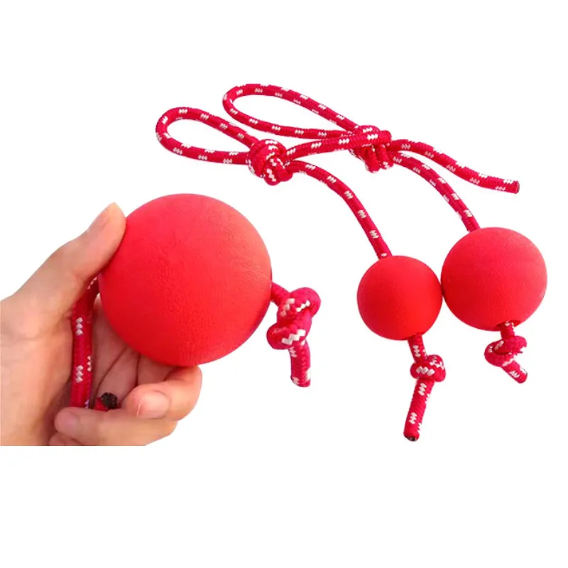 Rope Ball Dog Toy - Red - Extra Large | PET-RBT-RED05 - Sports & Outdoors - Lebanon