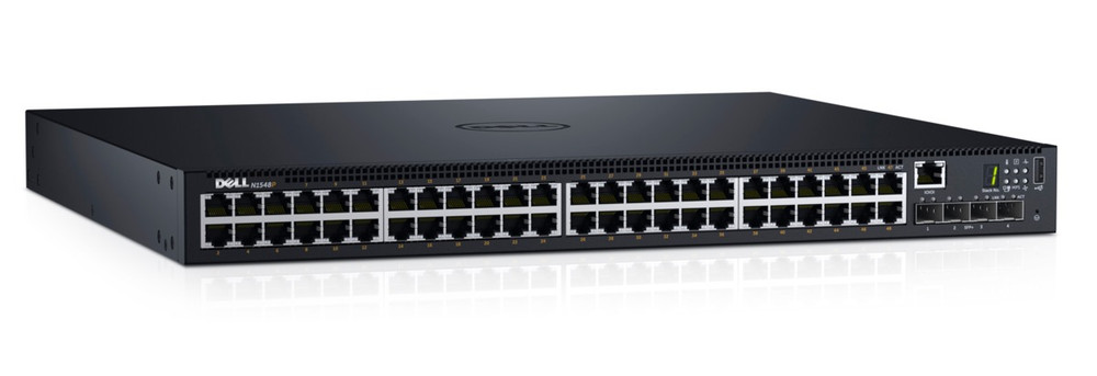 Dell Dell Networking N1548P/1 RU/PoE+, 48x 1GbE + 4x 10GbE SFP+ fixed ports Switch - Other - Lebanon