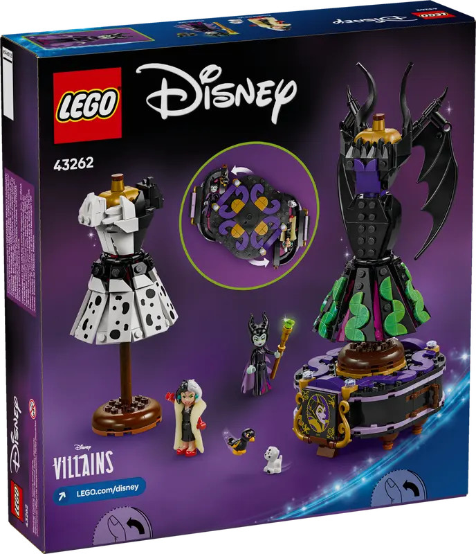 LEGO LEGO Maleficent's and Cruella De Vil's Dresses | 43262 - Toys & Games - Lebanon