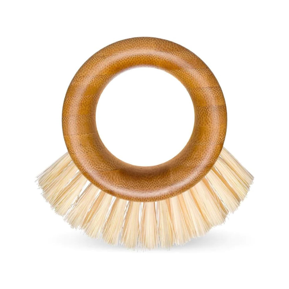 Full Circle Full Circle Ring Bamboo Vegetable and Fruit Cleaning Brush | FC09106 - Home & Kitchen - Lebanon