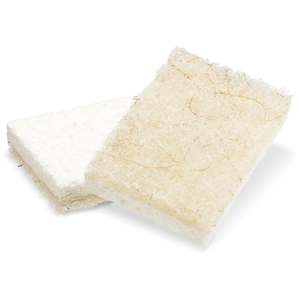 Full Circle Full Circle Cleana Colada Coconut Scrubber Sponges - Set of 2 | FC19149 - Home & Kitchen - Lebanon