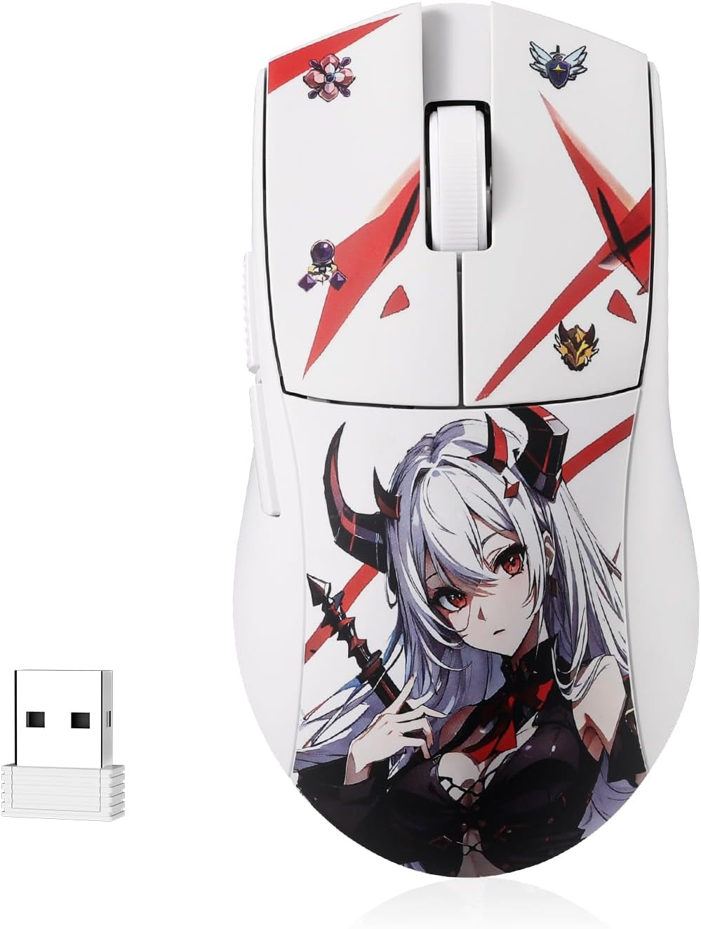 Redragon Redragon M916AK PRO 3-Mode Anime Gaming Mouse, 42G Ultra-Light 26K DPI Gaming Mouse w/Ergonomic Natural Grip Build, Full Programmable Buttons, Software Supports DIY Keybinds & DPI - Computers & Tech - Lebanon