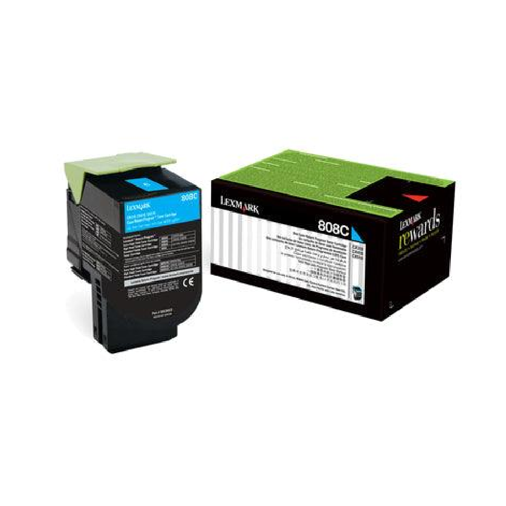 Lexmark Lexmark CX310 Original Toner - Cyan | 80C80C0 - Printers & Ink - Lebanon