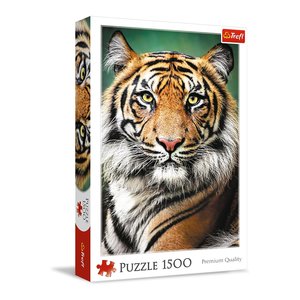 Trefl Trefl Puzzle: Portrait of a Tiger - 1500 Pieces | 26204 - Toys & Games - Lebanon