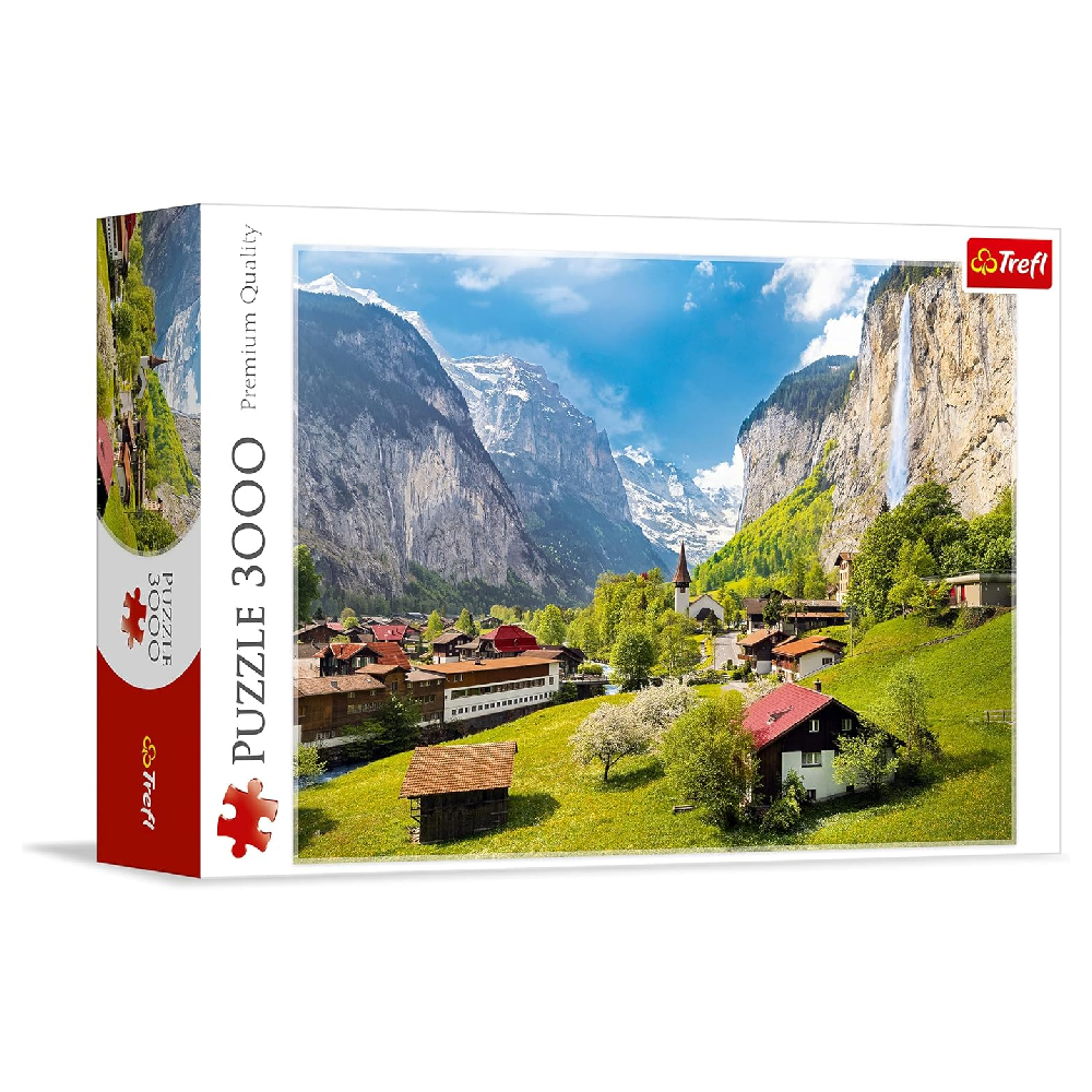 Trefl Trefl Puzzle: Lauterbrunnen, Switzerland - 3000 Pieces | 33076 - Toys & Games - Lebanon