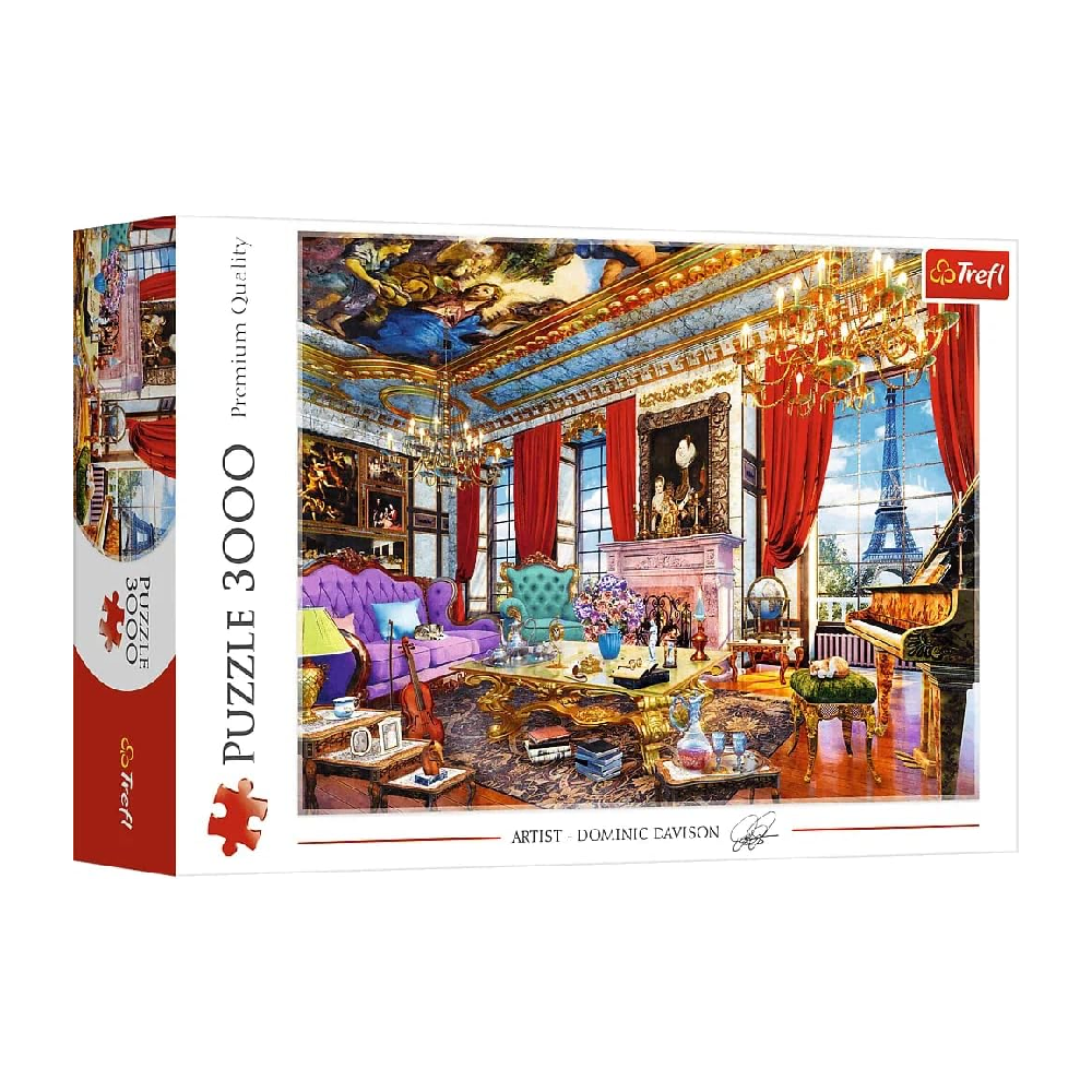 Trefl Trefl Puzzle: Opulent Palace Room in Paris - 3000 Pieces | 33078 - Toys & Games - Lebanon