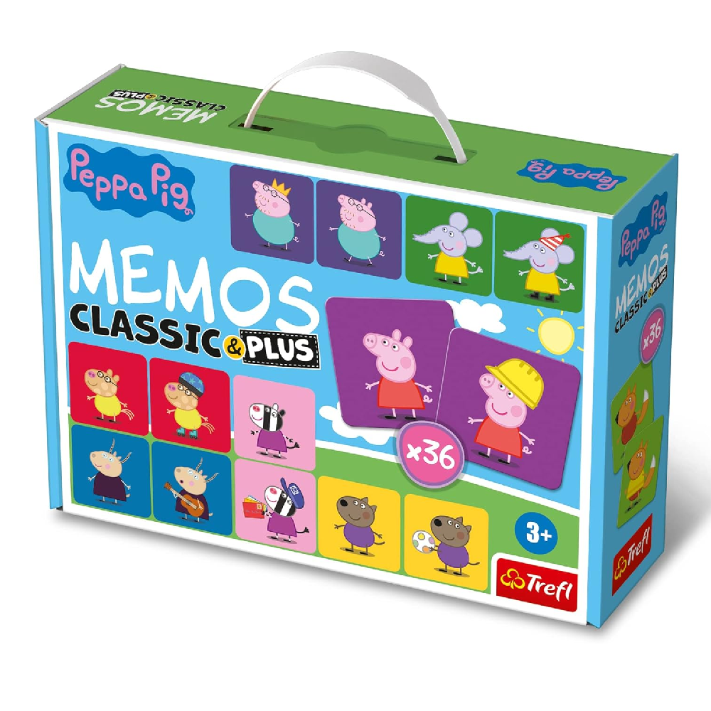 Trefl Trefl Classic & Plus Peppa Pig Memos Puzzle | 02270 - Toys & Games - Lebanon
