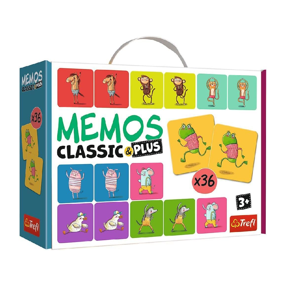 Trefl Trefl Classic & Plus Movement and Sounds Memos Puzzle | 02271 - Toys & Games - Lebanon