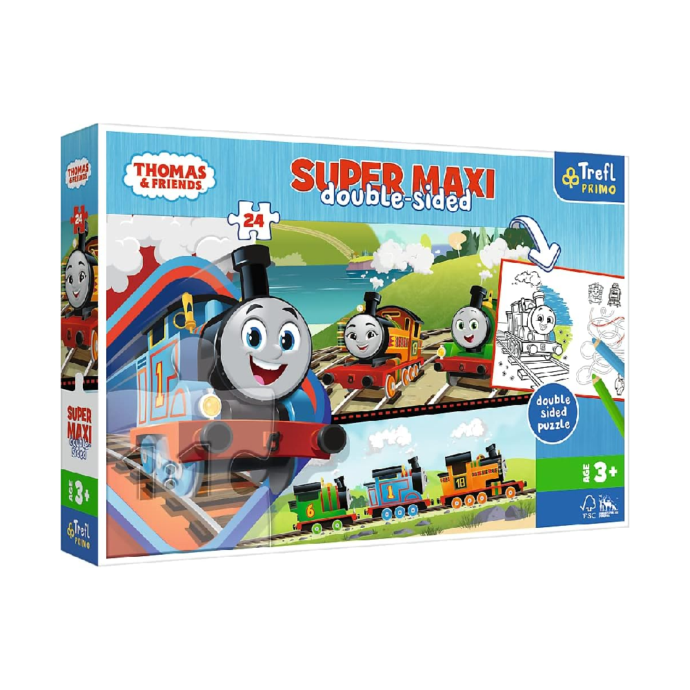 Trefl Trefl 3-in-1Puzzle: Thomas & Friends - 24 Pieces | 41014 - Toys & Games - Lebanon