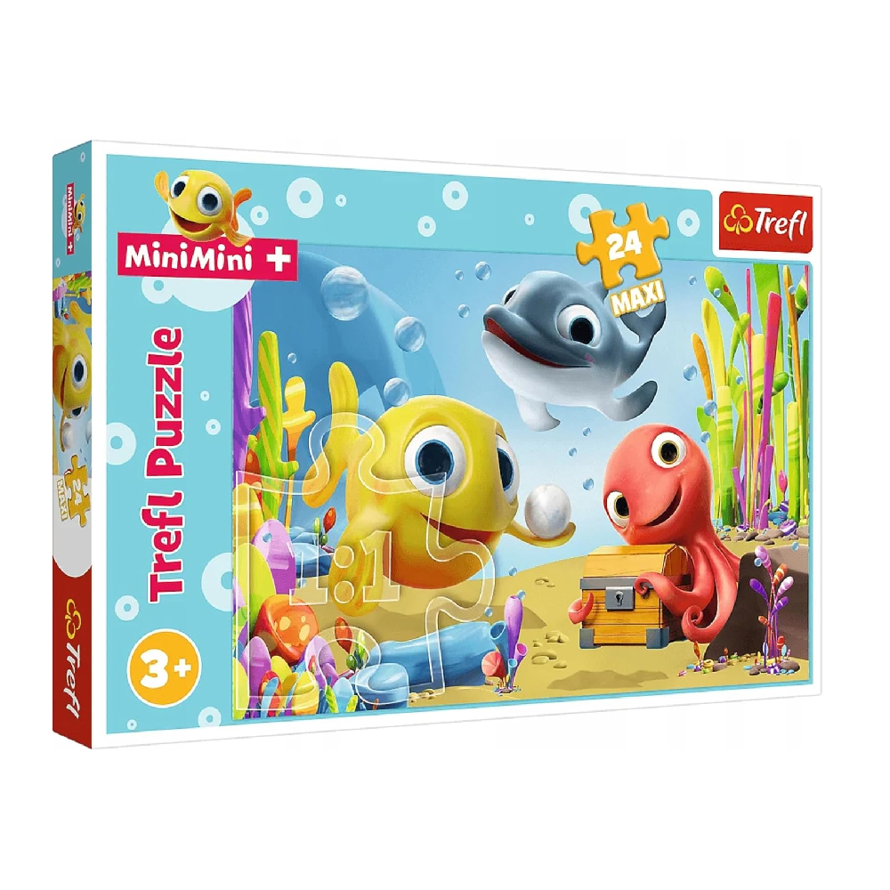 Trefl Trefl Happy Fish MiniMini Puzzle - 24 Pieces | 14341 - Toys & Games - Lebanon
