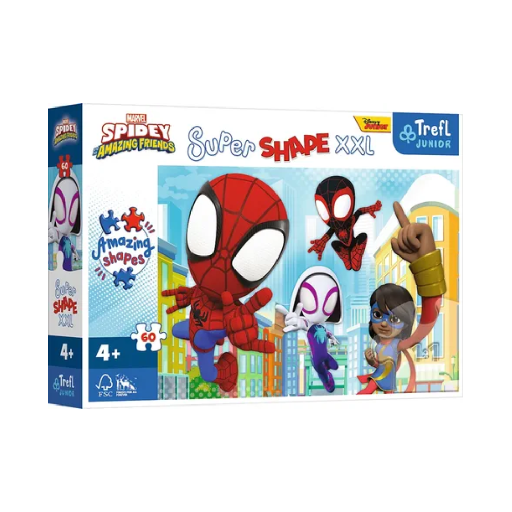 Trefl Trefl Spidey The Ingenious-Puzzles 60 XXL Puzzle - 60-Pcs | 50012/1 - Toys & Games - Lebanon