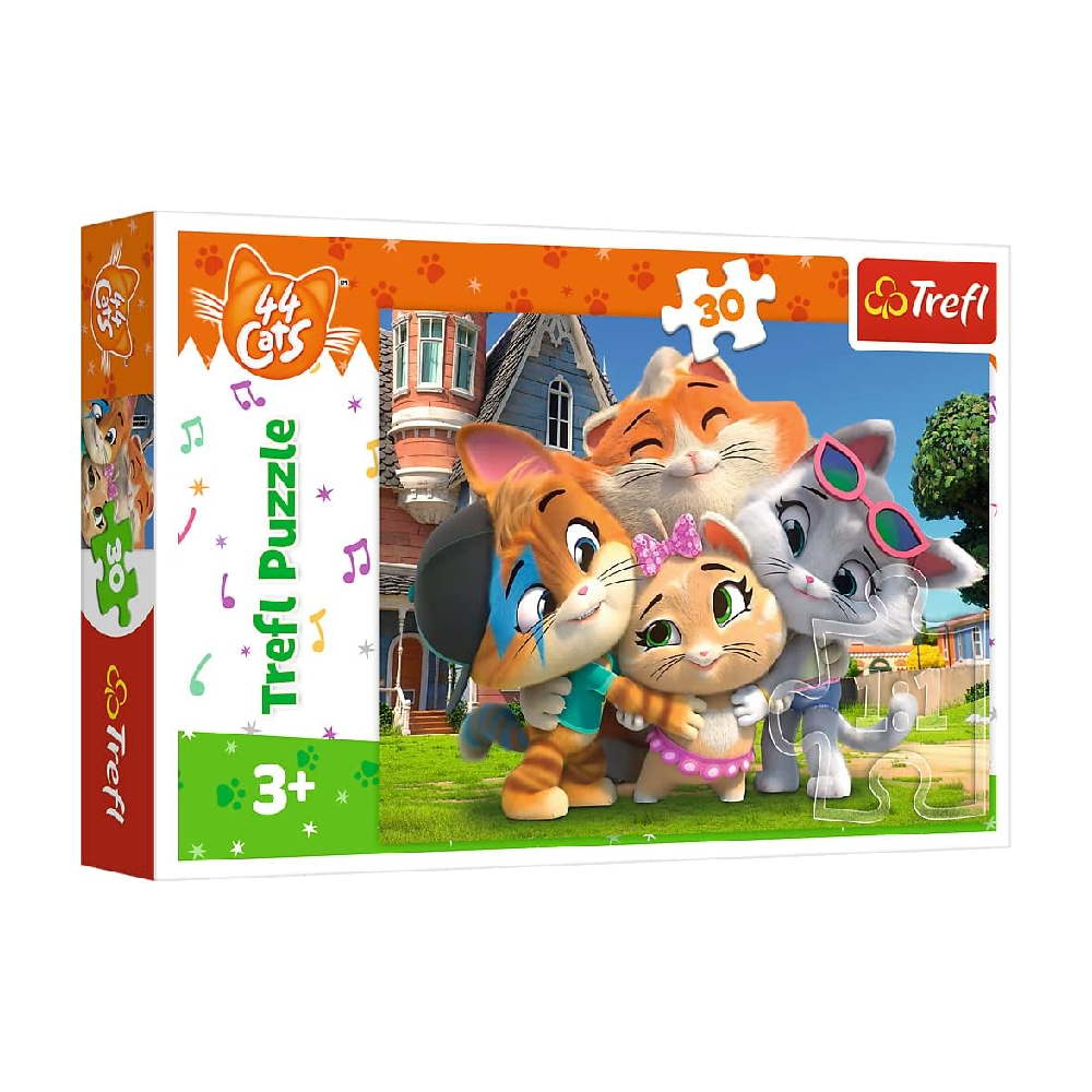 Trefl Trefl Fairytale Cats Puzzles - 30 Pcs | 18288 - Toys & Games - Lebanon