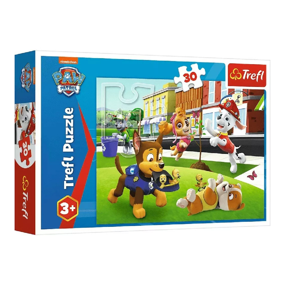 Trefl Trefl Paw Patrol in Action Puzzle - 30 Pcs | 18306 - Toys & Games - Lebanon