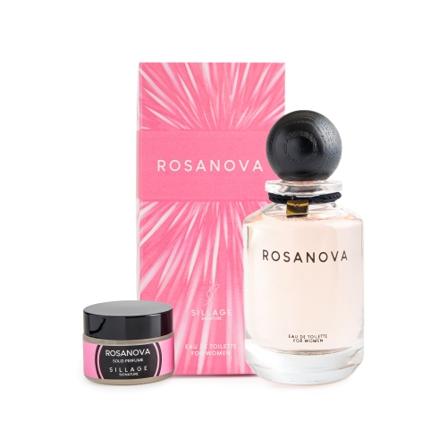 Sillage Signature Sillage Signature Rosanova Eau de Toilette for Women + Solid Perfume - Smooth, Powdery, Addictive | SS-ROSANOVA-EDT-SP - Beauty & Personal Care - Lebanon