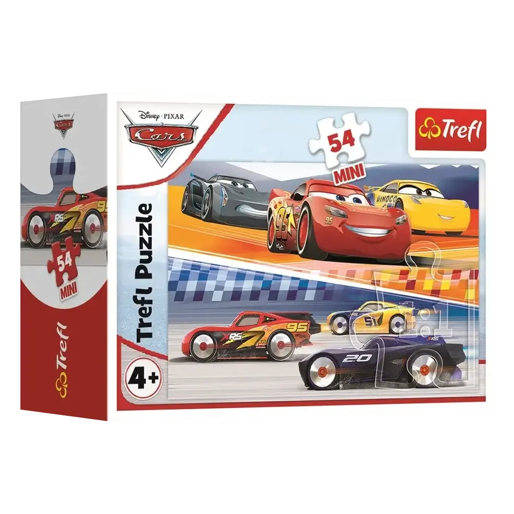 Trefl Trefl Disney Cars 3 Race Scene Puzzle - 54 Mini Pcs | 54192 - Toys & Games - Lebanon