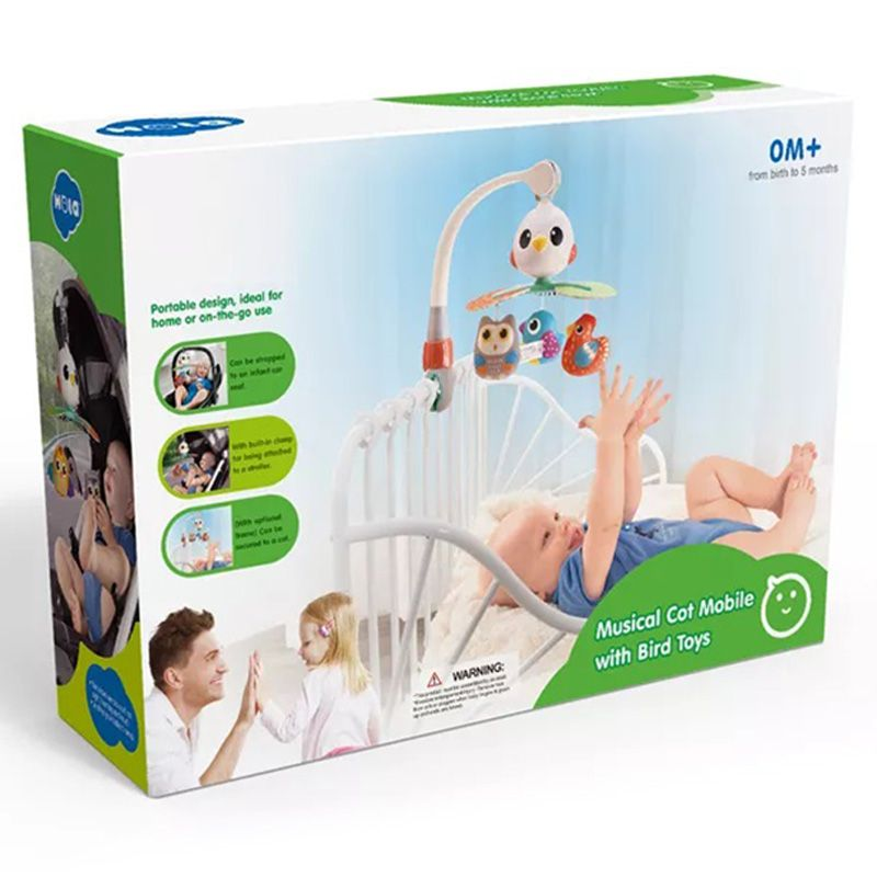 Mola Mola Baby Crib Mobile with Hanging Toys & Music | E995 - Toys & Games - Lebanon
