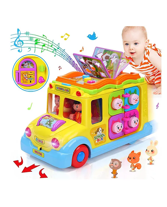 Hola Hola Musical School Bus Activity Toy | 796 - Toys & Games - Lebanon