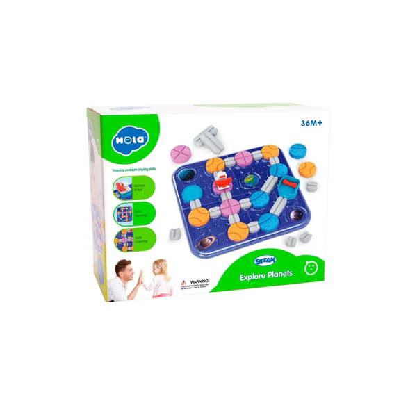 Hola Hola Explore Planets STEAM Educational Puzzle Game | E7989 - Toys & Games - Lebanon