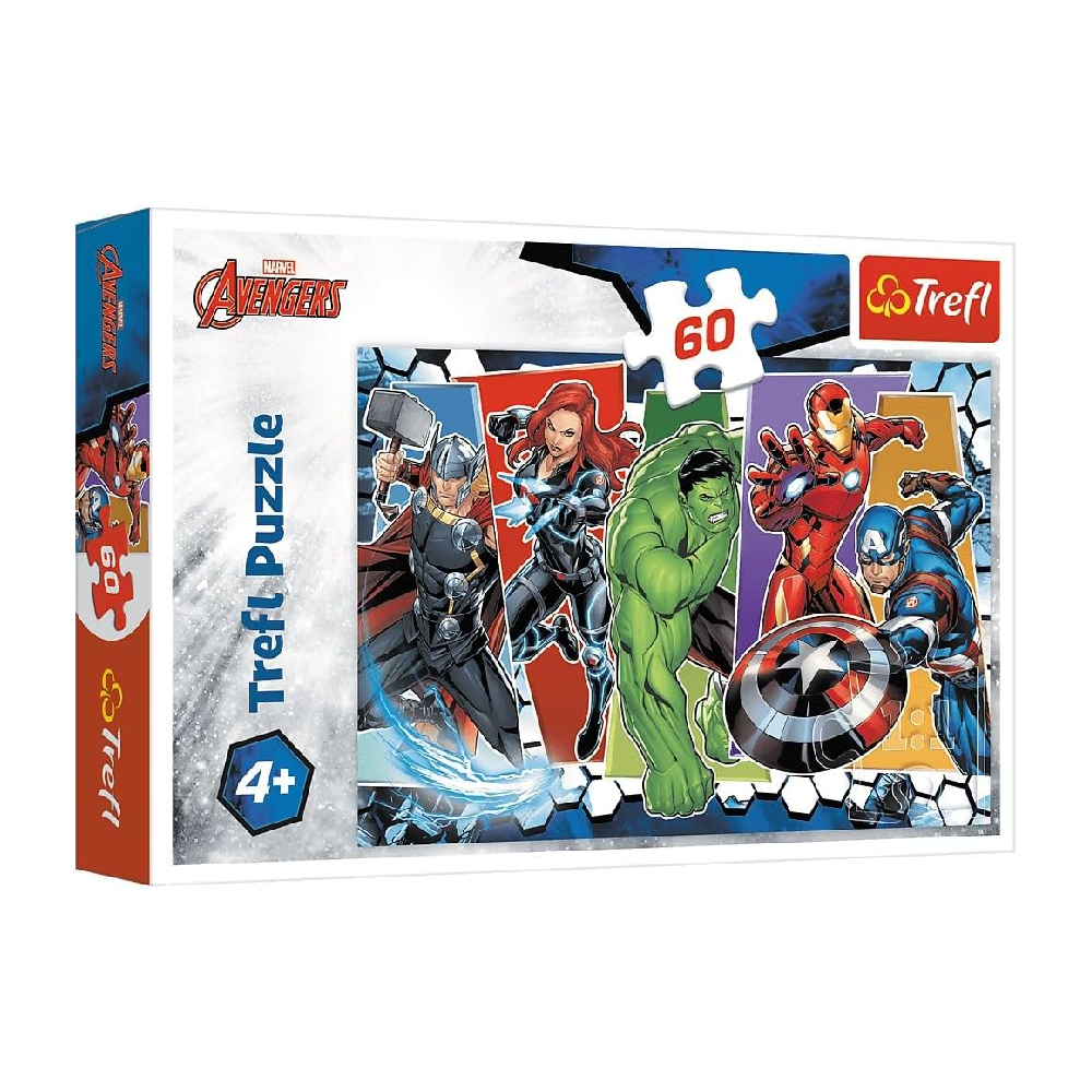 Trefl Trefl The Avengers Heros Puzzles - 60 Pcs | 17357 - Toys & Games - Lebanon