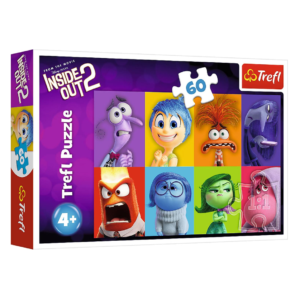 Trefl Trefl Inside Out 2 Puzzles - 60 Pcs | 17397 - Toys & Games - Lebanon