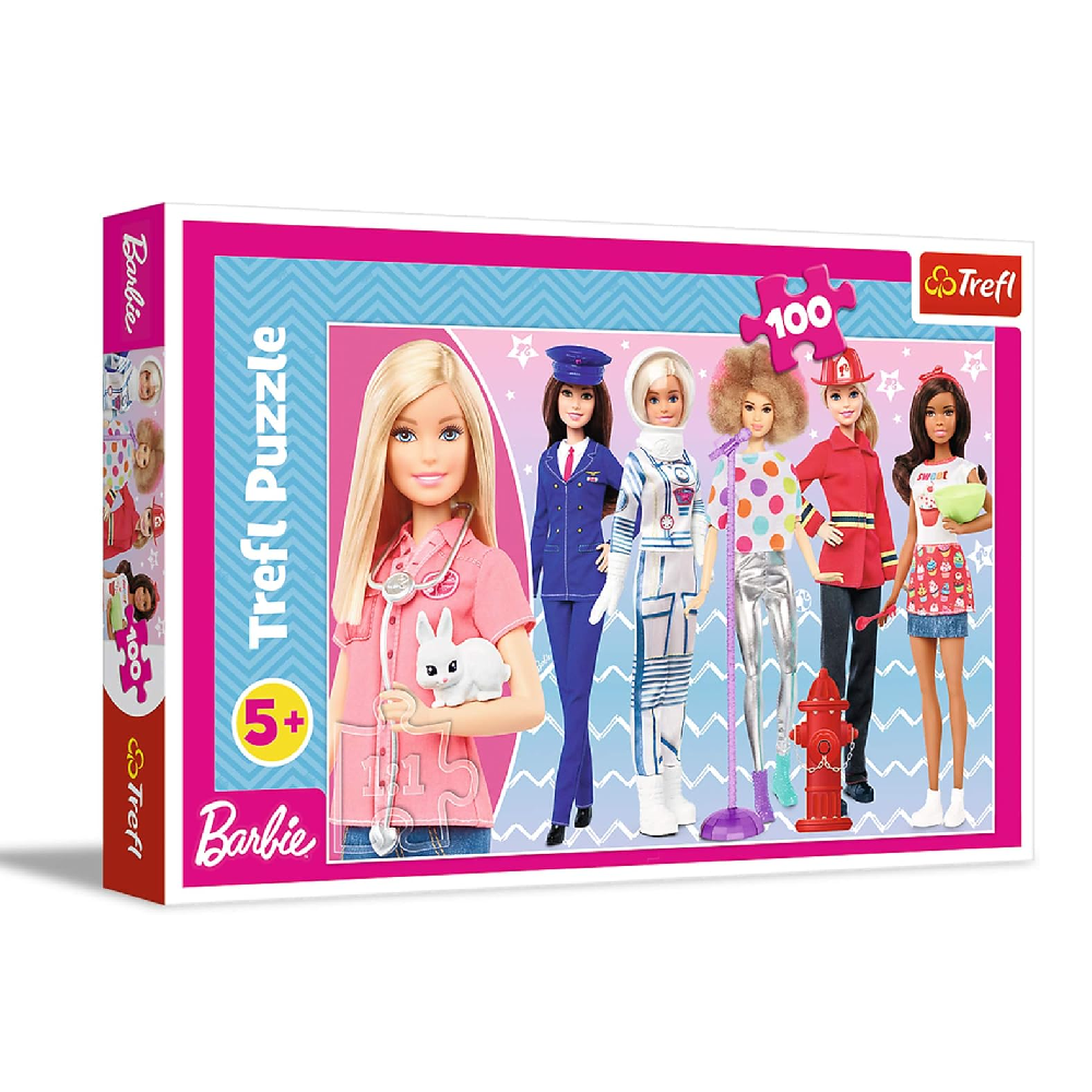 Trefl Trefl Working Barbie Puzzle - 100 Pcs | 16385 - Toys & Games - Lebanon