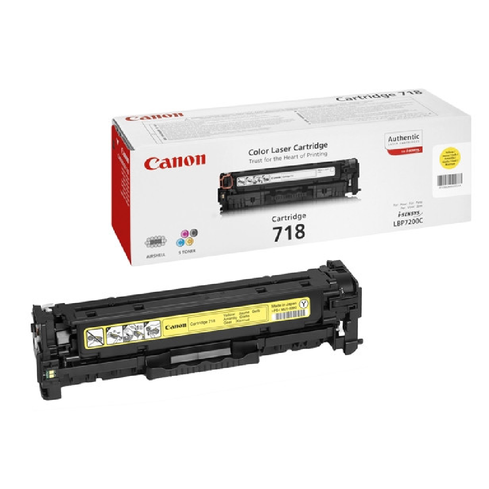 Canon Canon 718 Original Toner - Yellow | 718YE - Printers & Ink - Lebanon