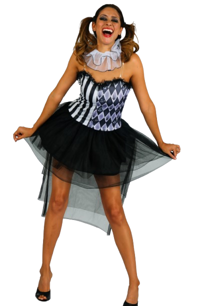 Circus Clown Costume (Dress & Neck Ruffle) | 093307 - Toys & Games - Lebanon