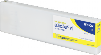 Epson Epson SJIC26P(Y): Ink cartridge for ColorWorks C7500 (Yellow) | C33S020621 - Printers & Ink - Lebanon